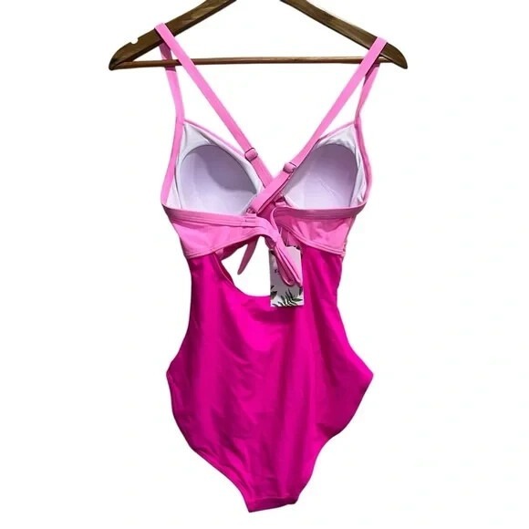 Eomenie Women's One‎ Piece Swimsuit Tummy Control Cutout High Waisted Small - Picture 6 of 9